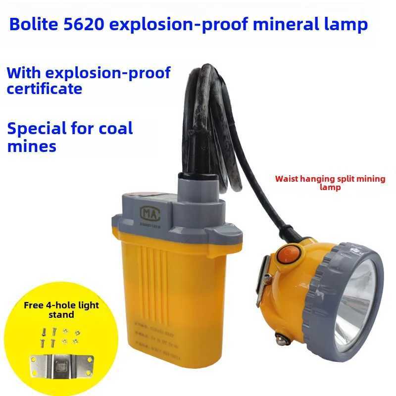 Led Strong Split Mining Light Lithium Battery Long Endurance Safety Helmet Headlight LampWaterproof And Explosion-Proo H260307