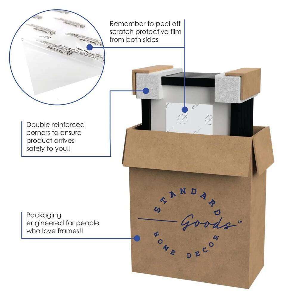 8x10 Black Picture Frames 5-Pack Matted 5x7 Tabletop Wall Display Gallery Framing Durable Shatter Resistance Home Decor H260306