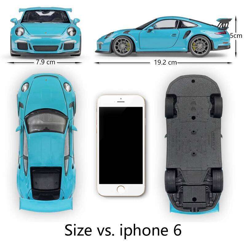 WELLY 1:24 Scale Diecast Simulator Porsche 911 GT3 RS Model Alloy Sports Metal Racing Car Toy For Kids Gift Z260306