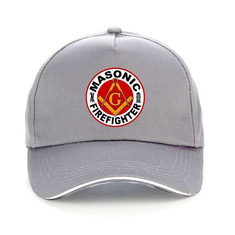 Masonic Firefighter Hero Print Baseball Cap Fashion brand Freemasonry men hat Summer Unisex Adjustable Snapback Bonnet Y260304