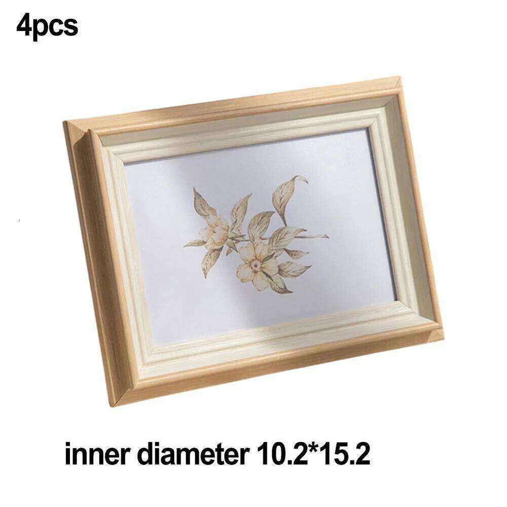 Photo Frame Stand Resin Material 6 Inch Photos Perfect Desktop Display for Office or Home with Long Lasting Durability H260306