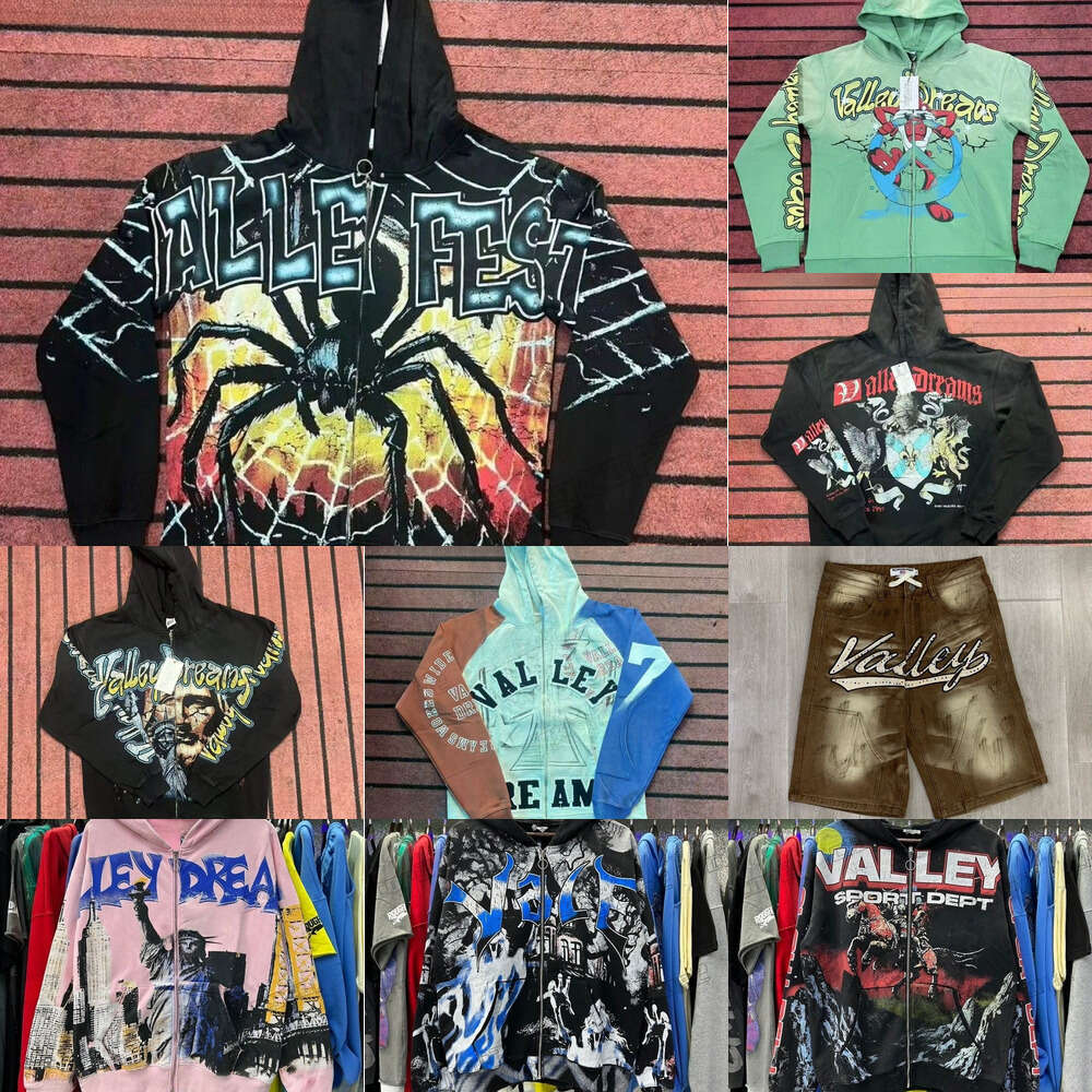 Mens Valhoodies dreams hoodie designer mens jumper sweatshirt big graphic oversized tops haruku vintage gothic american wash cotton hoodies high street