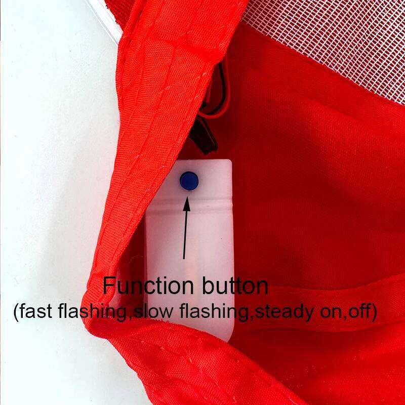 LED Light up Baseball Flashing Glow Rave Party Red Cap Sun Hat Christmas Costume Supplies Festival Gift Y260304