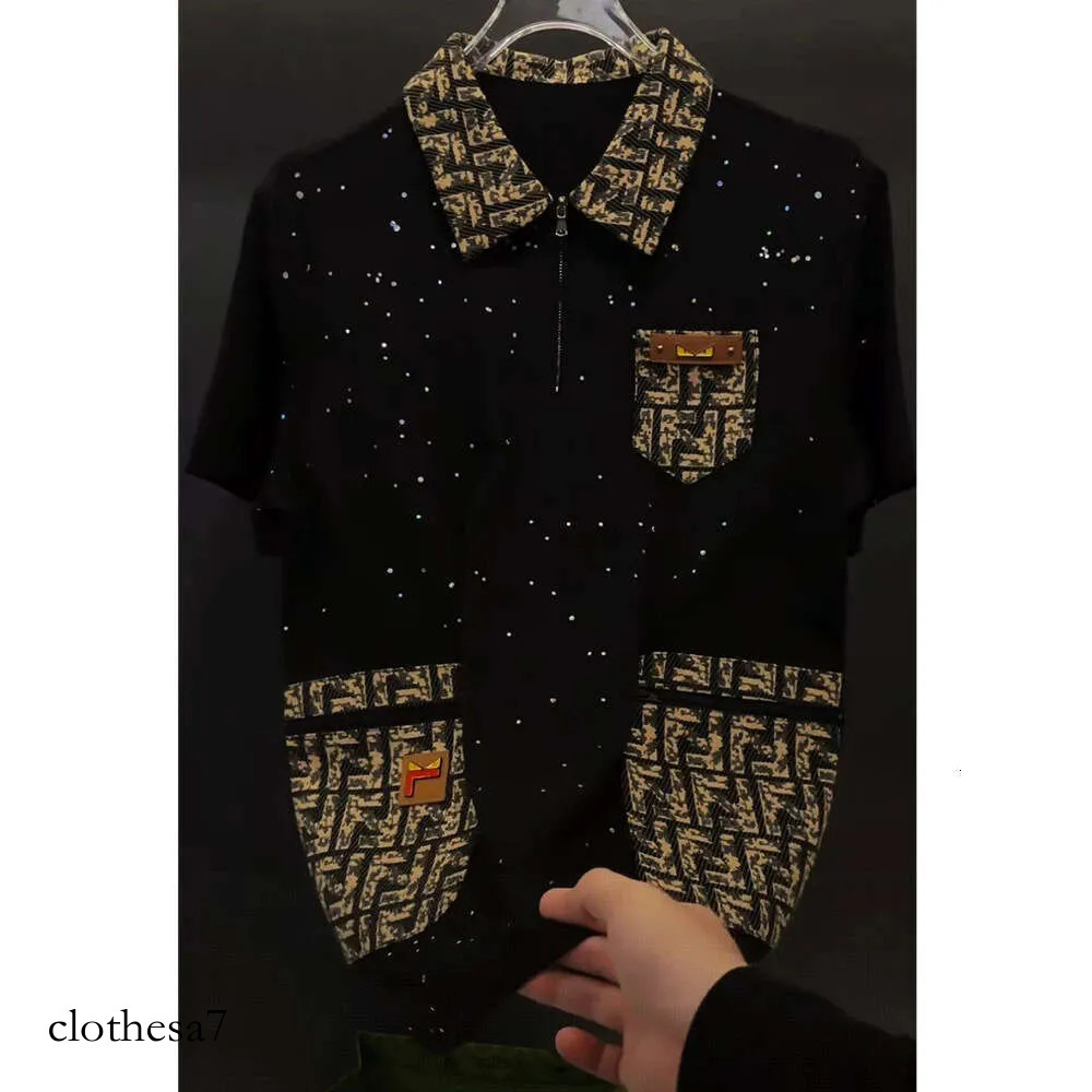 Summer New Short-Sleeve Regular Style, Unique, Trendy, Versatile, Casual, Comfortable, Niche, Light Luxury Fashion