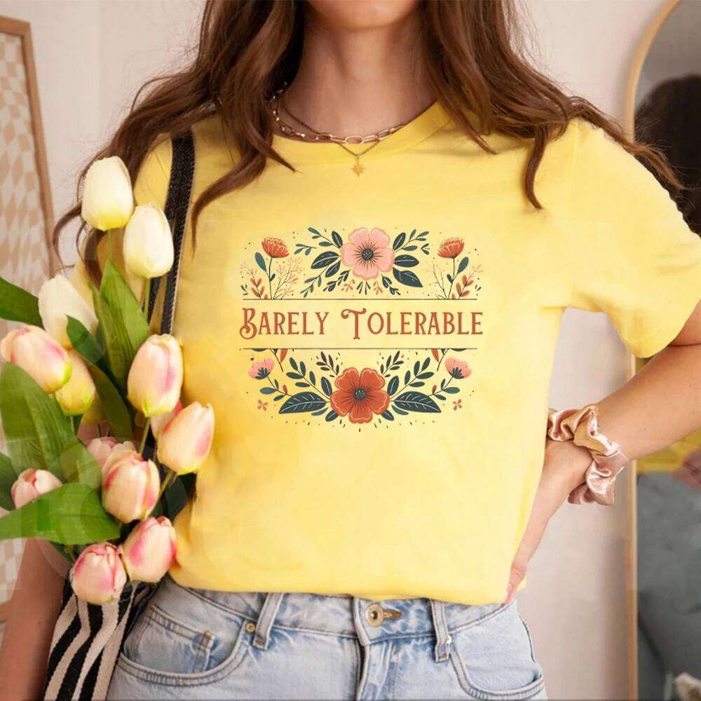 Barely Tolerable Pride and Prejudice Shirt Jane Austen Librarian Shirts Bookish Tshirt Gift for Book Lover XJ260306 XJ260306