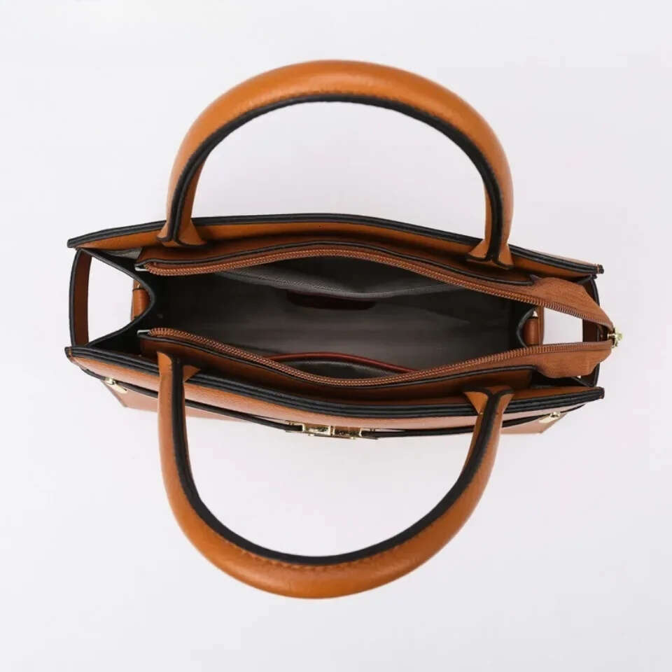 3 Sets Or 1 Big Bag Women's Handbag Large Capacity Luxury Shoulder Crossbody Bags Small Coin Purse Quality Leather Sac Hot Xiu Lai Si