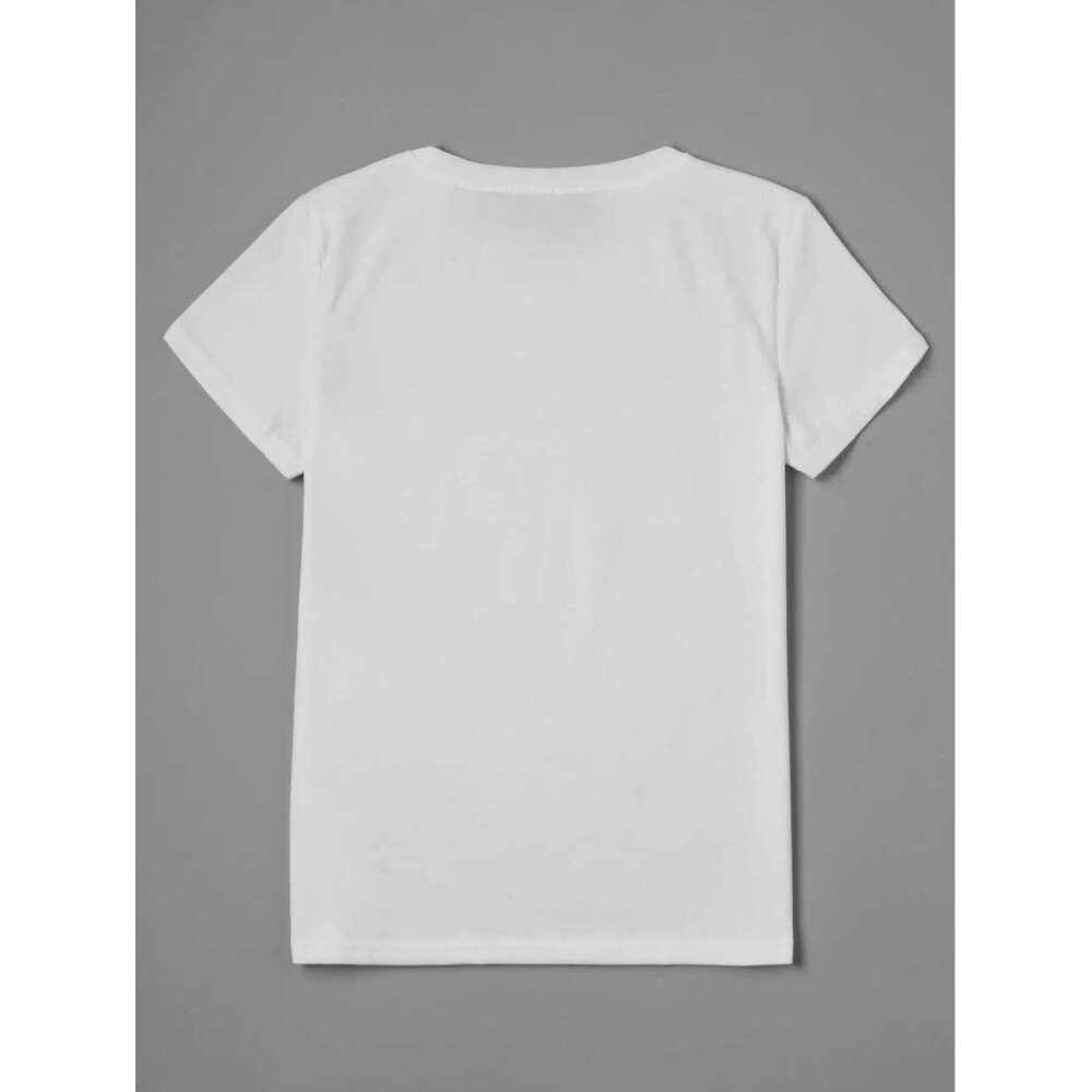 Women's Artistic Portrait Print Crew Neck T-Shirt Lightweight Breathable Casual Top for Daily Wear XJ260306