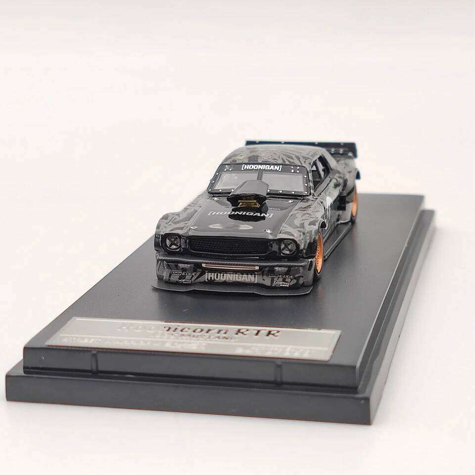 Street Weapon 1/64 For Mustang 1965 Ken Block's Hoonicorn #43 Diecast Model Car Miniature Limited Collection Toy Vehicle Models Z260306