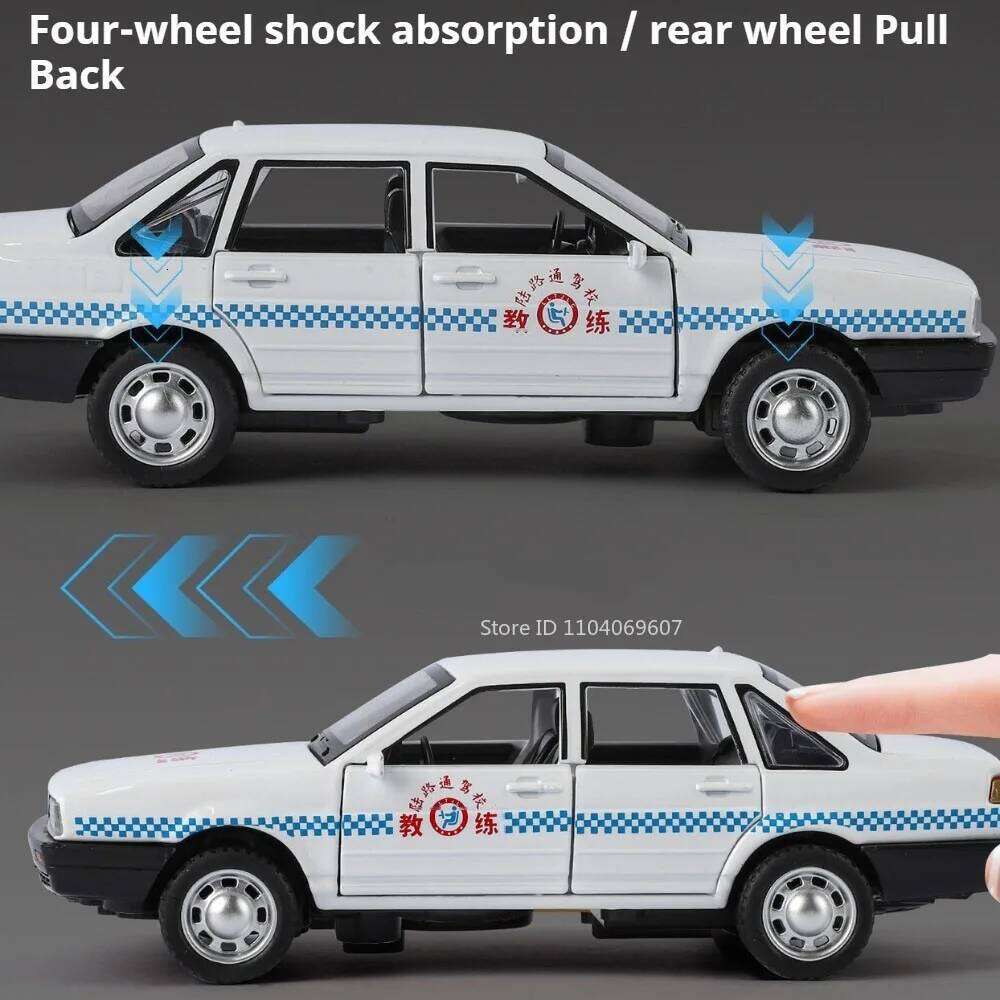 1:32 SANTANA GR86 Toys Car Alloy Diecast Model Doors Opened with Sound Light Pull Back Miniature Models Vehices Hobby Collecting Z260306