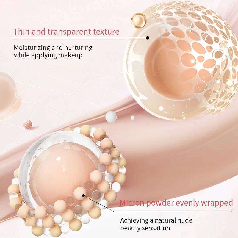 Pink Heart Concealer Air Cushion Long-lasting Delicate Moisturizing Translucent Foundation Cream Portable Valentine's Day Gift 26L0306