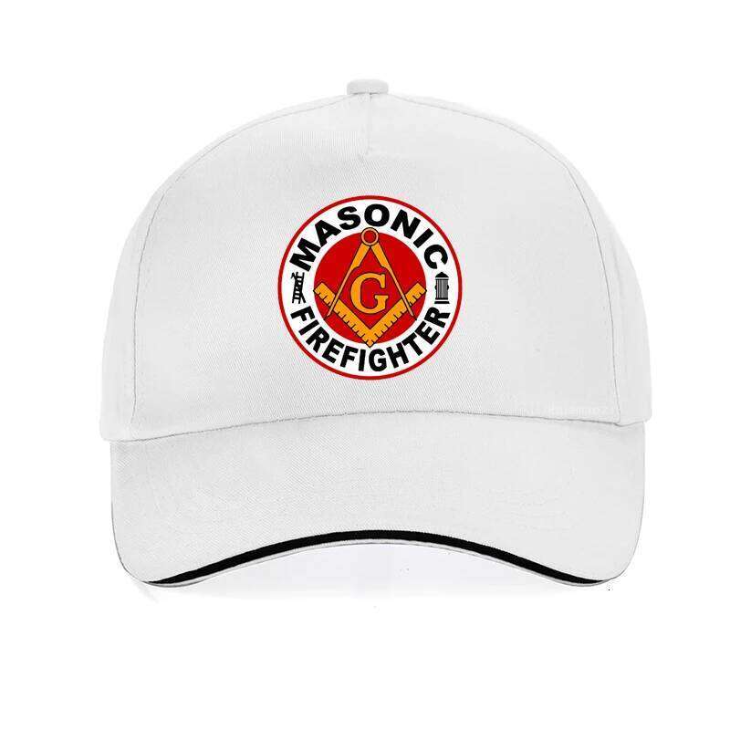 Masonic Firefighter Hero Print Baseball Cap Fashion brand Freemasonry men hat Summer Unisex Adjustable Snapback Bonnet Y260304