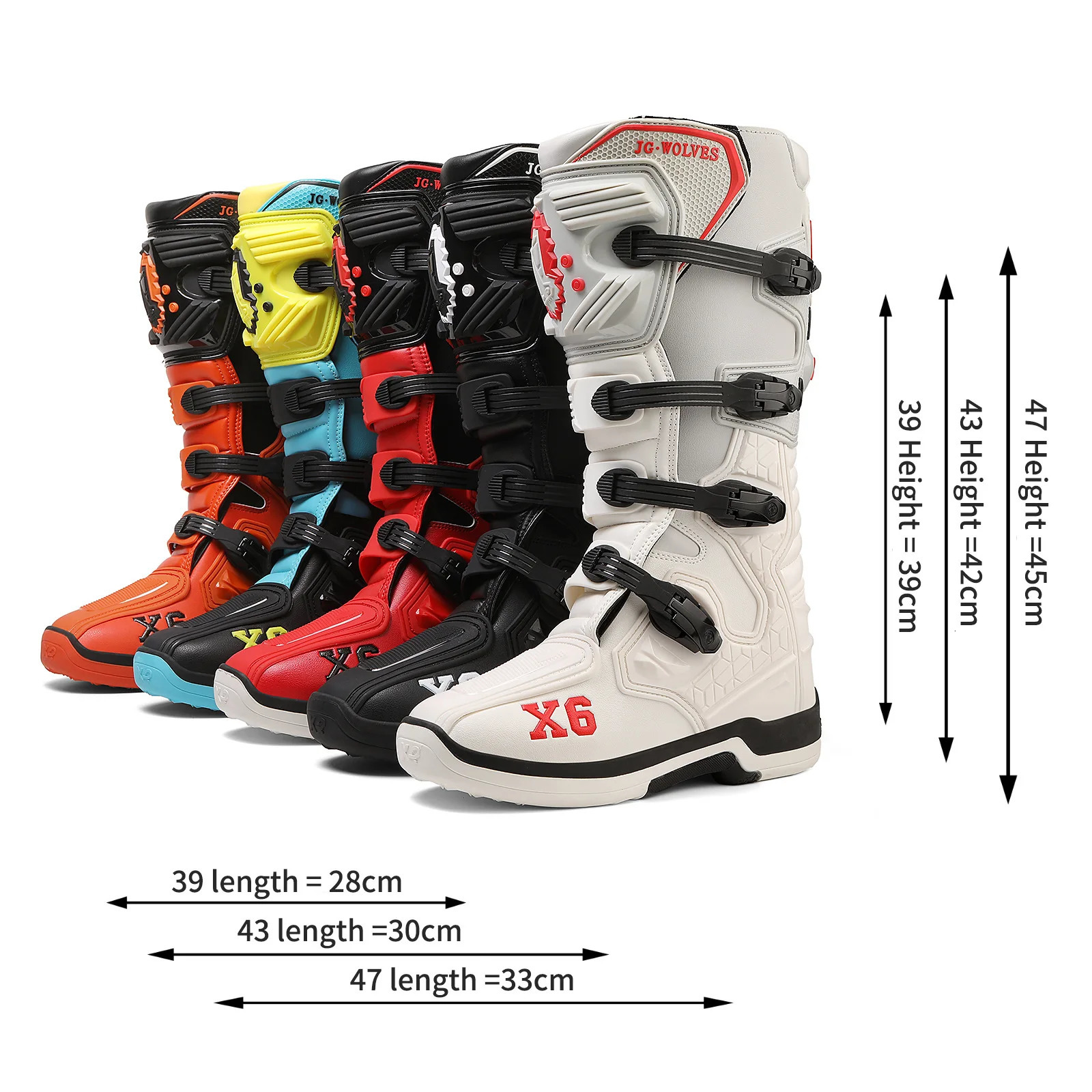 Motorcycle Boot Men Women Riding MidCalf Ankle Protective Shoes Moto Motorbike Equipment Racing Long Boots 260307 - view 6