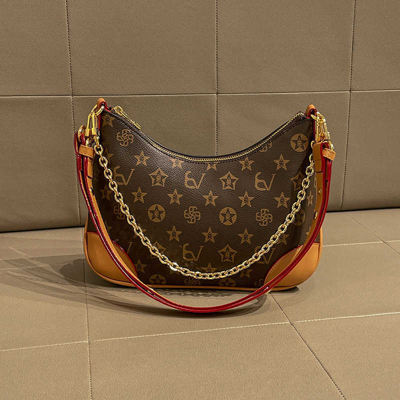 Designer Crossbody Dumpling Bag for Women New Luxury Printed Baguette Bag Casual Large Capacity Shoulder Bag Luxury Underarm Bag