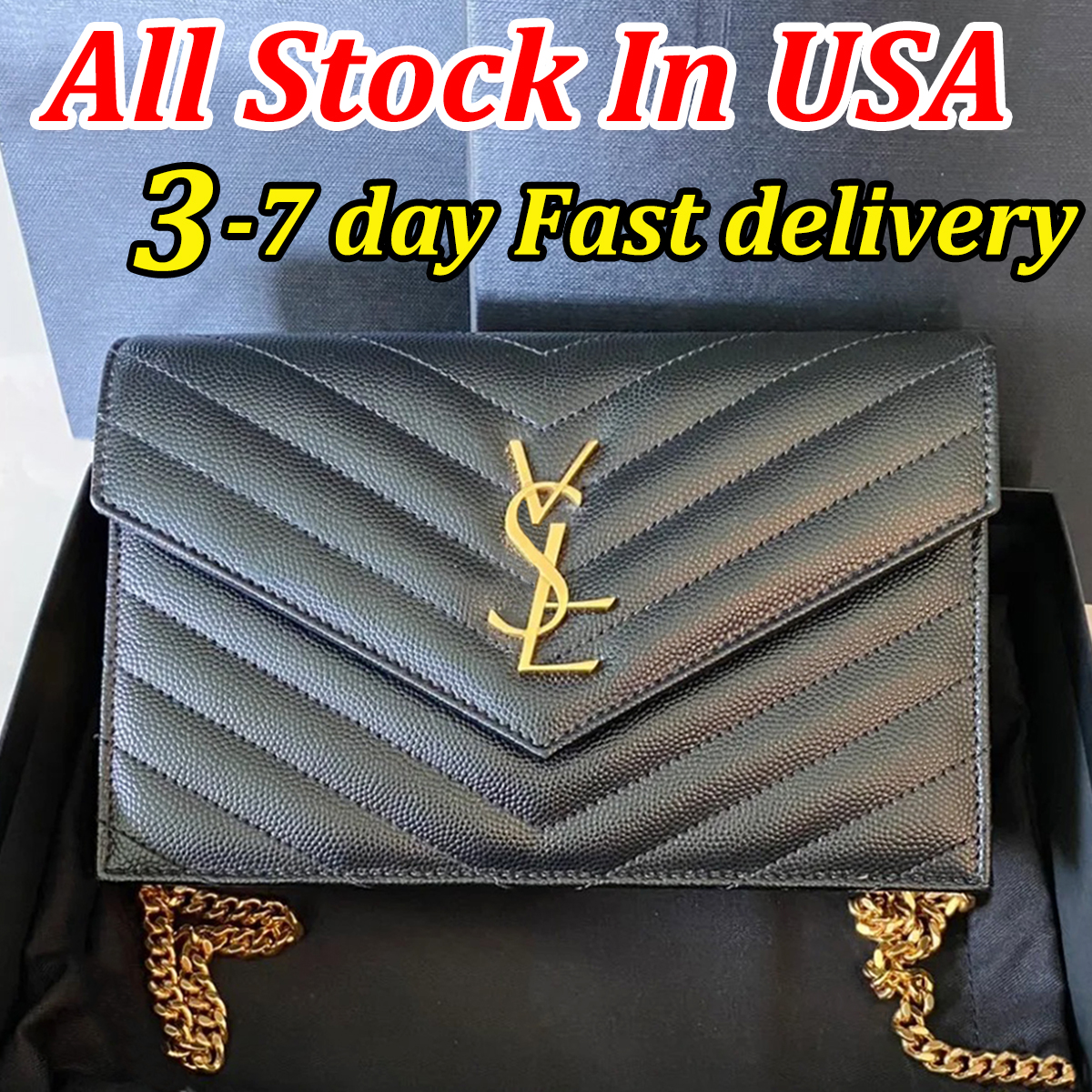 Designer Bags Shoulder Bags Purse Crossbody Bags Luxury Bags High Quality Women's Handbags Sheepskin Envelope Bags Black Chain Crossbody Designer Mini Bags