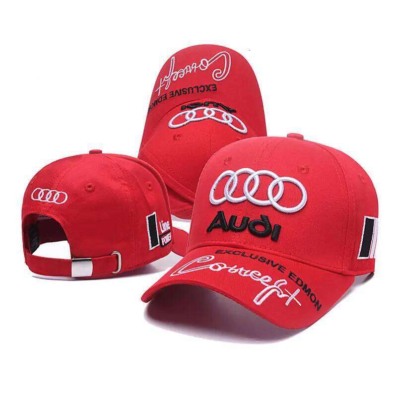 2025 New Audi Fashion Baseball Embroidered Outdoor Mountaineering Cotton Sunscreen Duck Tongue Hat Y260304