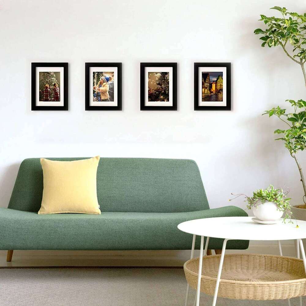 Photo Frames Black 4x6 Inches For Wall Hanging Tabletop Picture Poster Frame Holde Home Decor H260306
