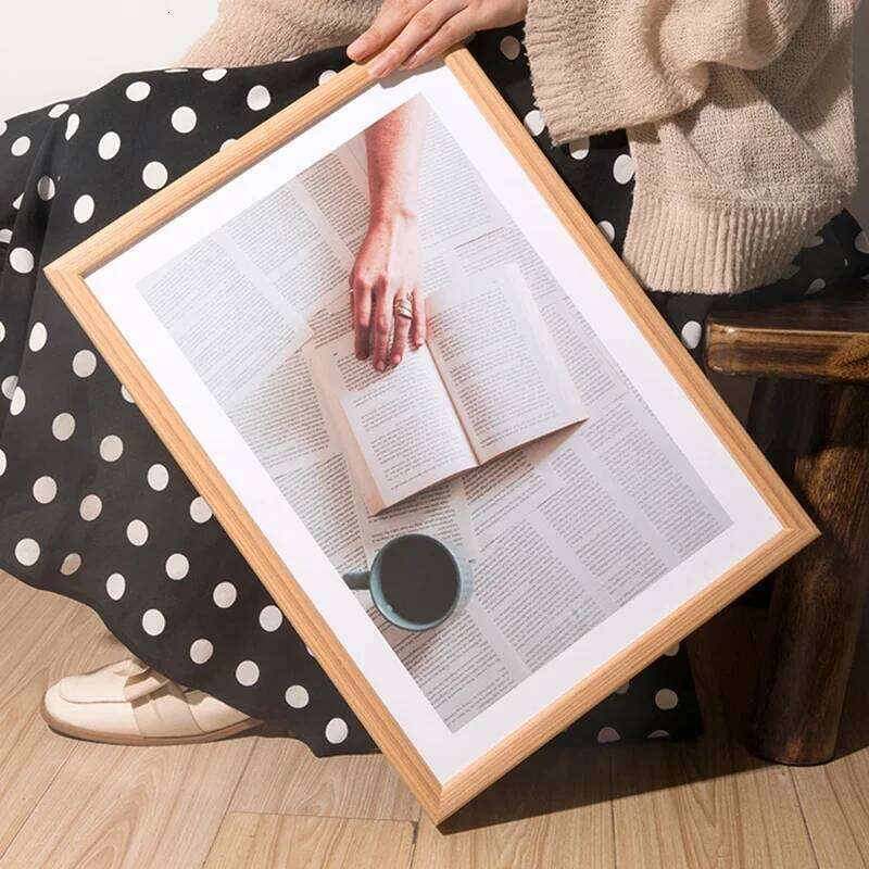 Diy Wooden Large Shadow Box Photo Wedding Diamond Painting Minimalist Vintage Bilderrahmen Wall Frame Decoration H260306