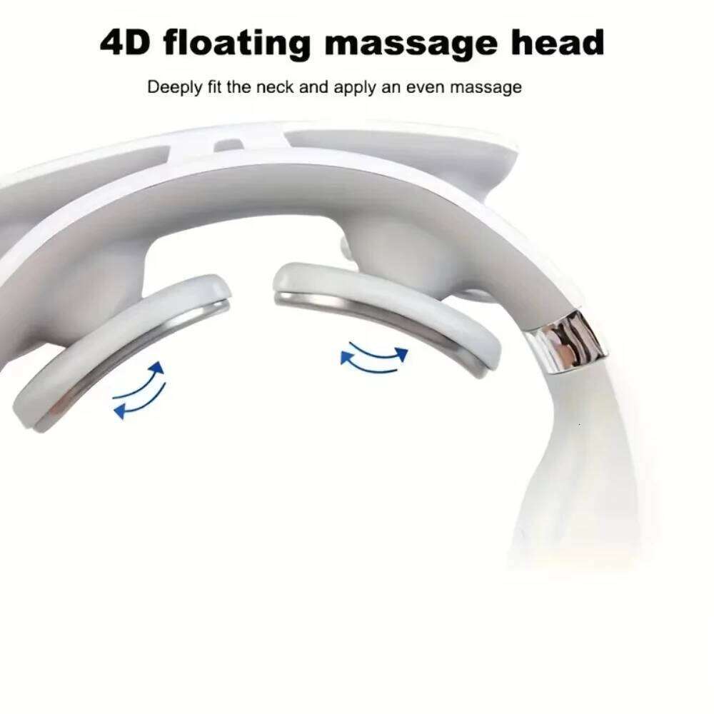 New Massage Intelligent USB Rechargeable Adjustment Heating Pressing Portable Pulse Cervical Spine Massager Neck Care 26Y0307