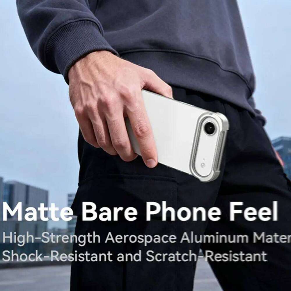 Arc Stylish Four Corner Protection No Border Aluminum Metal Bumper Pulse Phone Cover Case for iPhone 17 Pro Max H260305