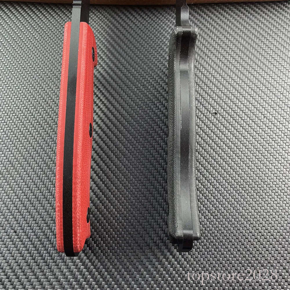 A7461 Survival Straight Knife 8Cr14Mov Titanium pocket knife Coating Drop Point Full Tang G10 hunting knife Handle Outdoor Camping Hiking Tactical Fix