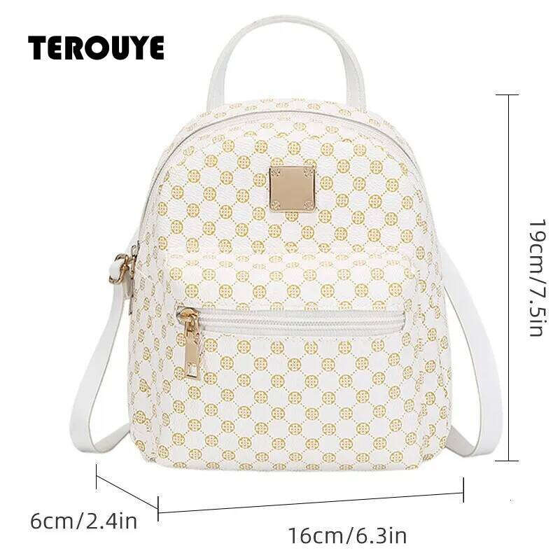 Classic Women Backpack Fashion School Bags Female Daily Shopping Girl Backpacks Schoolbags TEROUYE