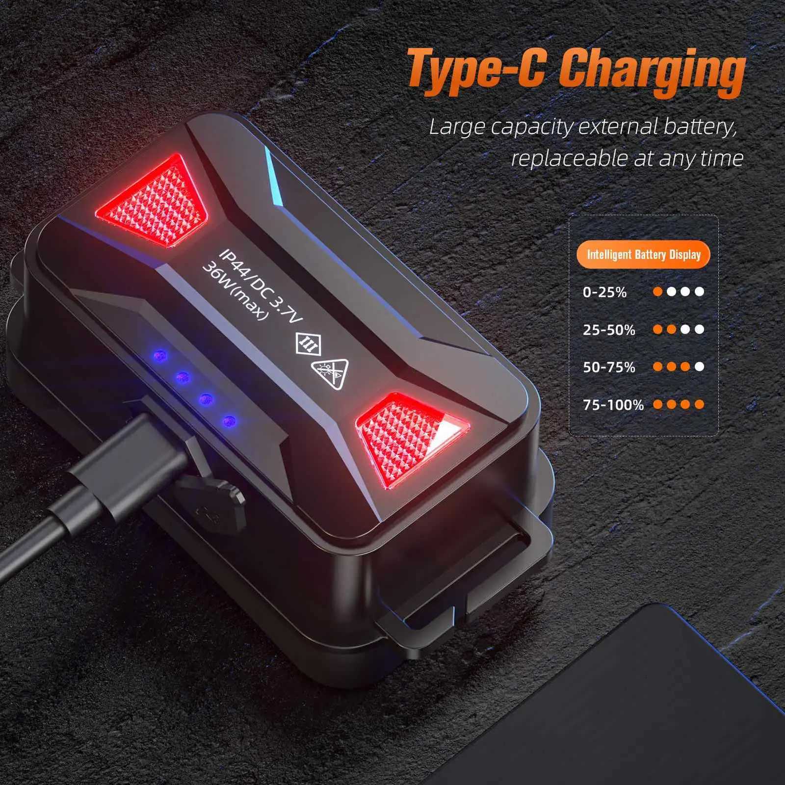 SUPERFIRE HL31 36W Powerful LED Headlamp Rechargeable Telescopic Zoomable Headlight XHP90 Lamp Beads Waterproof Fishing Light H260307