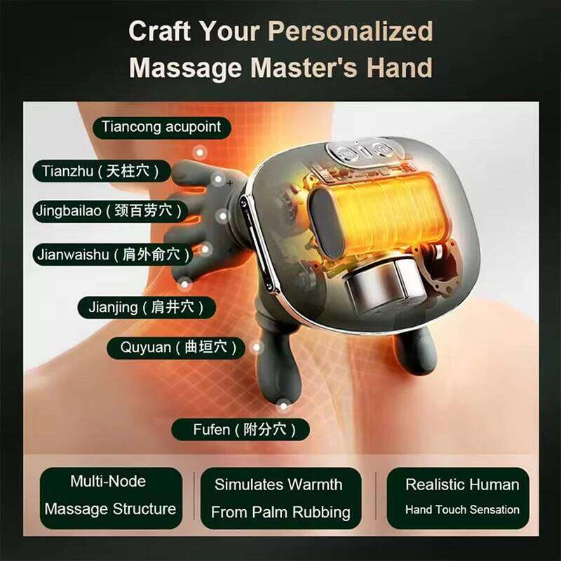 2025 Bionic Shoulder N7 Kneading Massager Shawl 3-Level Modes Neck Cervical Waist Leg Body Muscles Massage Pillow 26Y0307