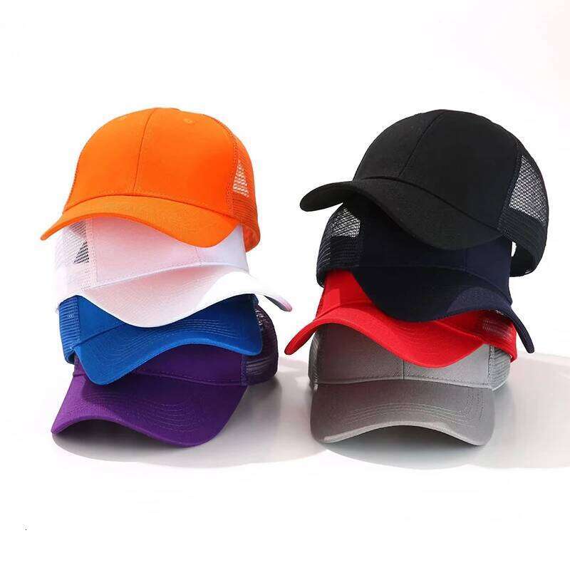 Professional Custom Logo Mesh Printing Embroidery Baseball Sunscreen Visor Cap Casual Sun Hat Designer Snapback Caps Y260304