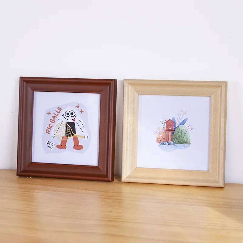 For Elegant European-Style Solid Wood Photo - Versatile Wall Mount and Tabletop Display Picture Frame Home Decor H260306