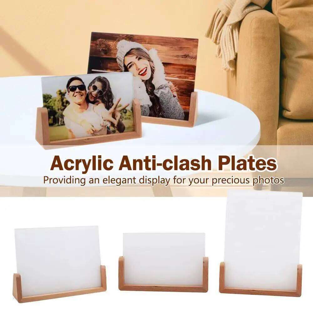 Clear Display Picture Sublimation Blank Acrylic Photo Frame Blanks For Christmas/Home Decor/DIY Craft H260306