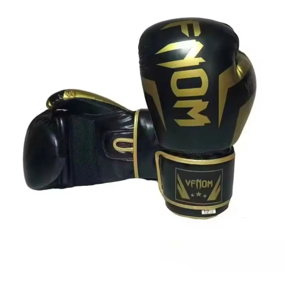 6101214Oz Kids Adult Boxing Gloves Breathable Professional Sanda Muay Thai Fighting PU Workout 260228