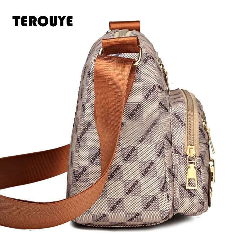 New Style Women's - Casual Shoulder Bag Made Of PU Leather With Patchwork Design Adjustable Strap Stylish And Simple Style TEROUYE