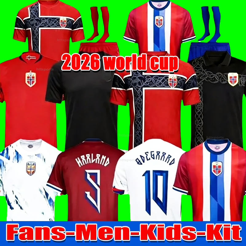 2026 Norway soccer jerseys 26 ODEGAARD Berge BOBB Haaland NUSA 1998 Norges Mykland Solskjaer home away football shirt