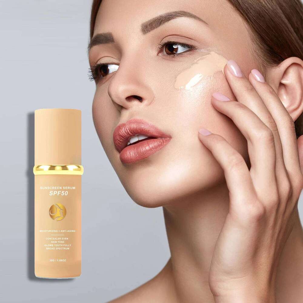 Sunscreen liquid foundation 30g, waterproof, sweat proof, goodbye to dry pickup powder, concealer, even skin color 26L0306