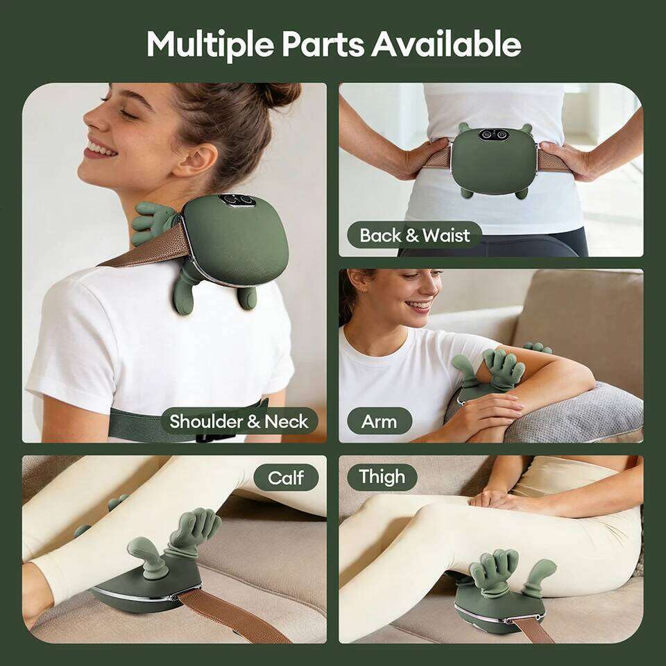 Bionic Finger Shoulder Massager Wireless Cervical Trapezius Kneading Massage Shawl Brushless Motor Neck masajeador 26Y0307