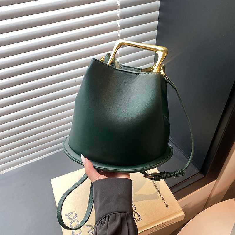2025 Fashion New Hot Style PU Solid Bucket Shoulder Crossbody Bags Super Cool Unique Design High Quality Handbags for Women H260306
