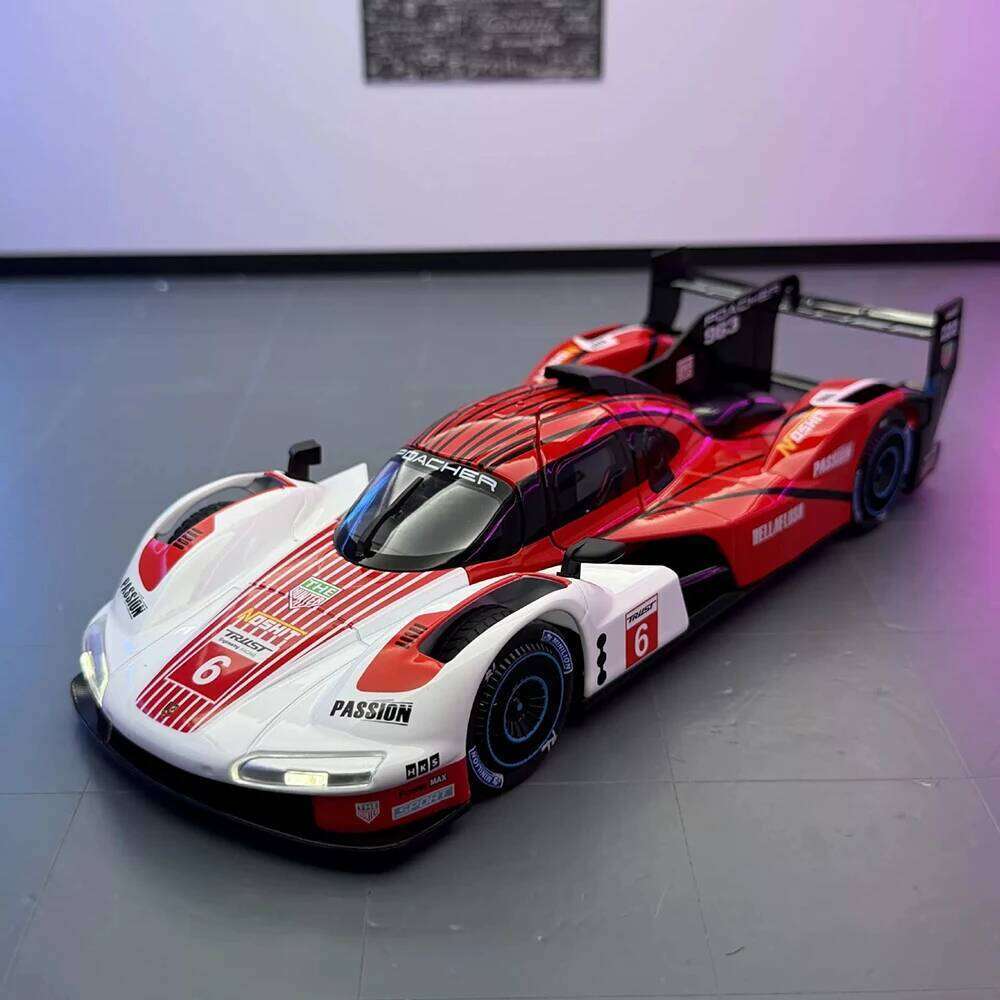 1:22 Scale 963 MC20 Miniature Alloy Sports Car Diecast Model Toys Sound Light Pull Back Doors Opened Vehices Desktop Decoration Z260306