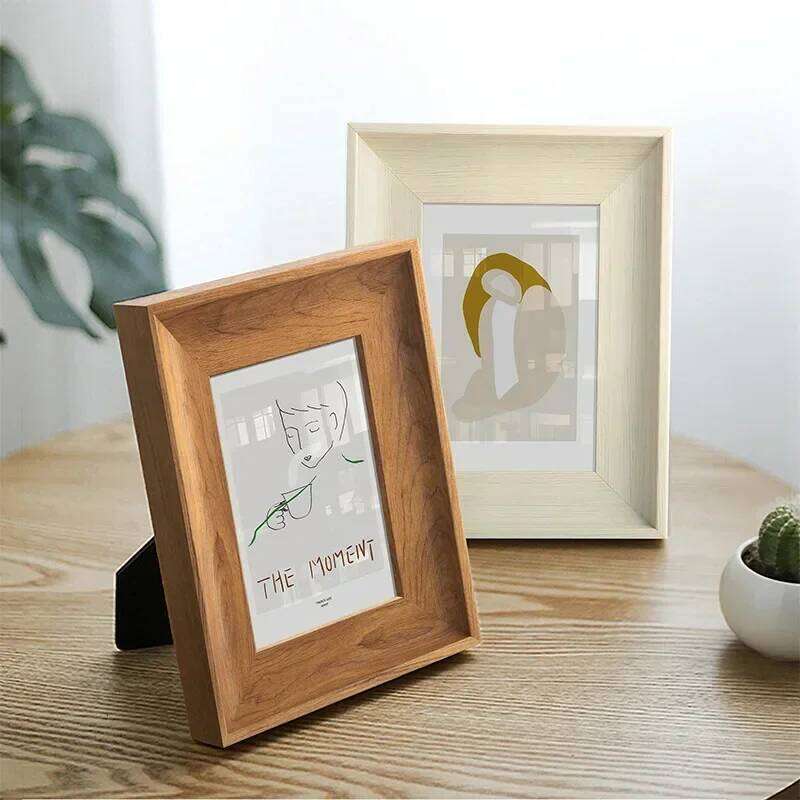 Wooden Photo Frame 5/6/7/8/10 Inch A4 Size Wood Photograph for Family Lovers Display Personalize Picture Festival Decoration H260306