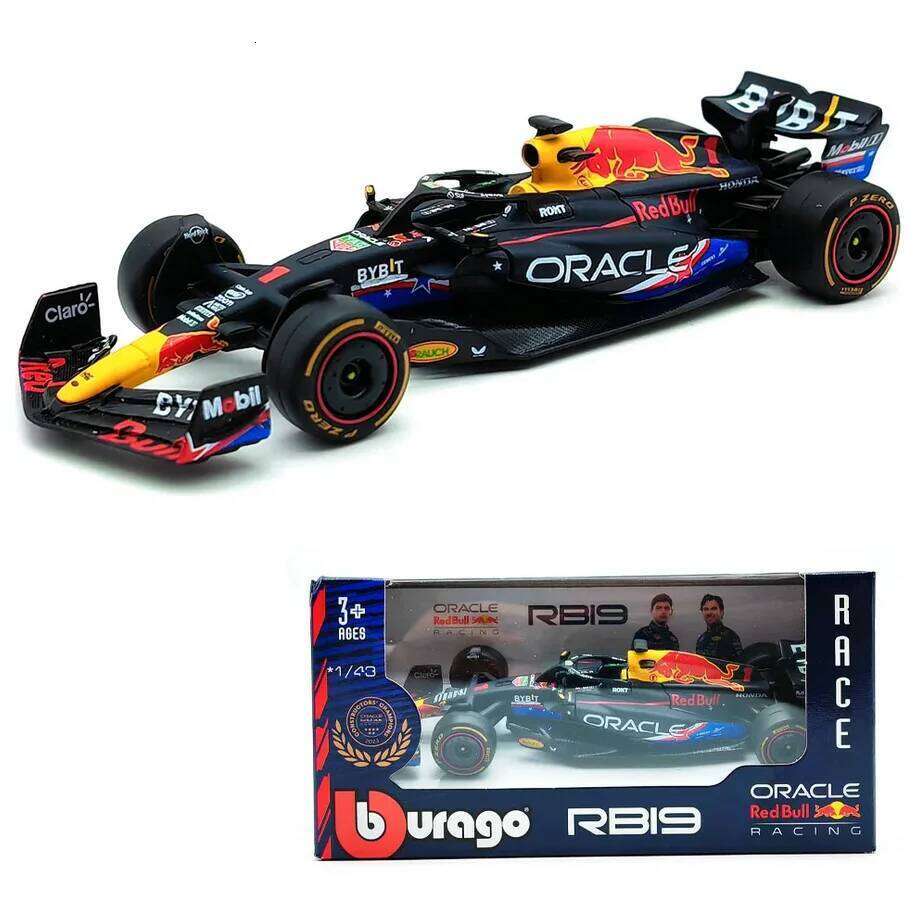 Bburago 1/43 F1 RB20 Red Bull Racing Miami GP Vestappan Perez 11 RB19 Las Vegas / Austin Cars Model Formula 1 Toy Z260306