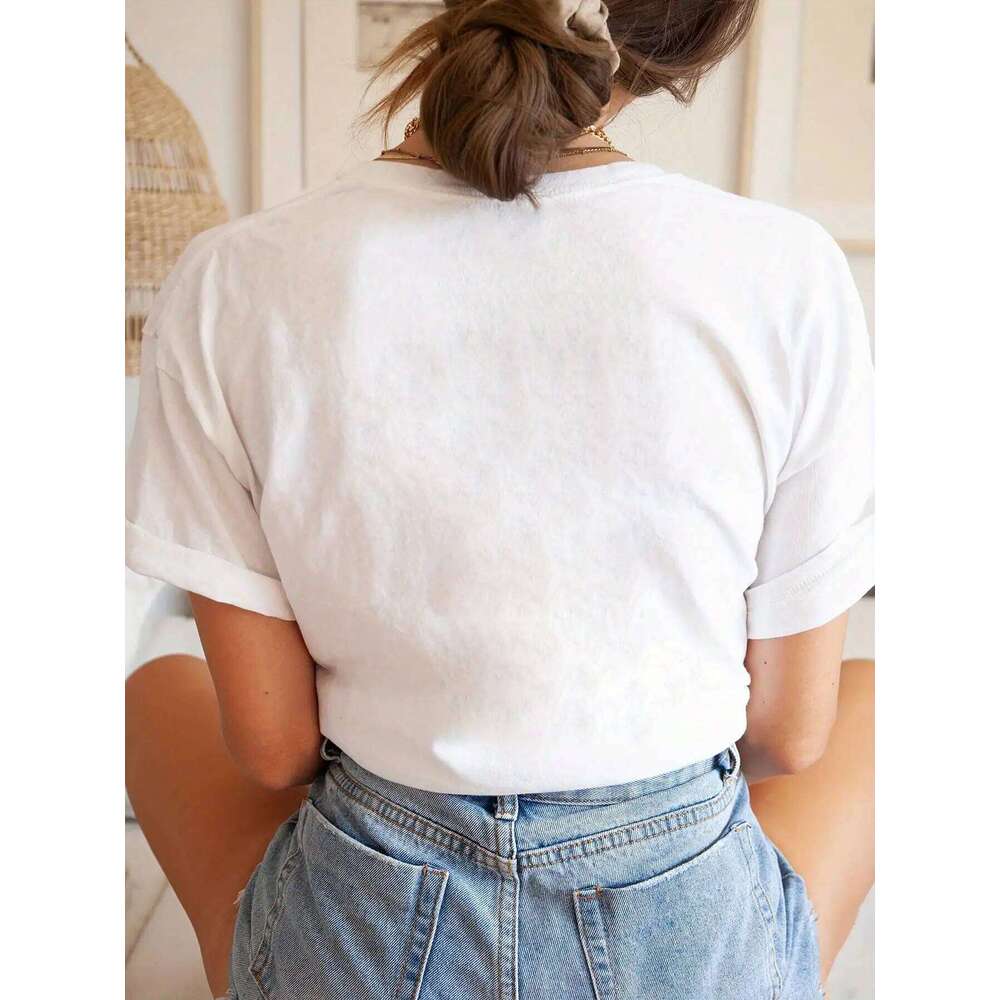 Women's Mother's Day Leopard Bow Floral Print T-Shirt XJ260306 XJ260306