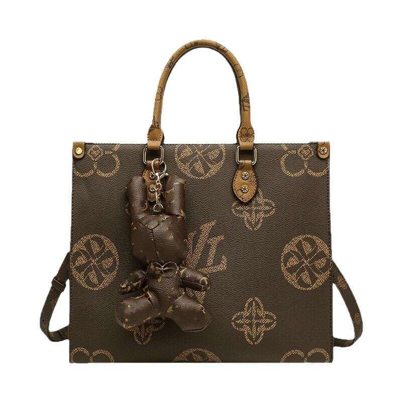 Guangzhou Luxury Handbag 2025 New High-end Vintage Floral Tote Women's Large Capacity Shoulder Bag