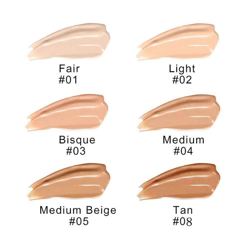 30ml SEPORA 6 Colors Matte Liquid Foundation Oil Control Waterproof Full Coverage Facial Natural Concealer Base Makeup Cosmetics 26L0306
