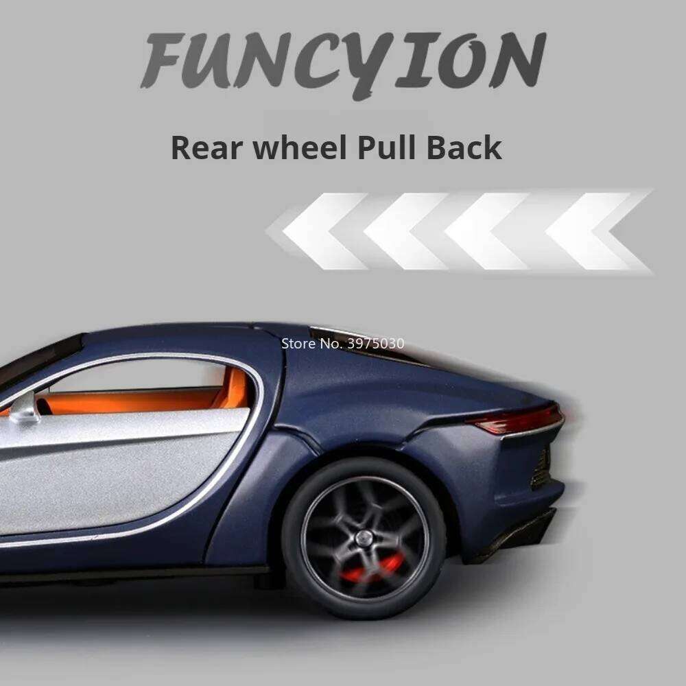 1:32 Alloy Atlantic 720S Toy Diecast Models Cars Wheel Pull Back Miniature Sports Car Doors Opened Vehicles for Festival Gifts Z260307