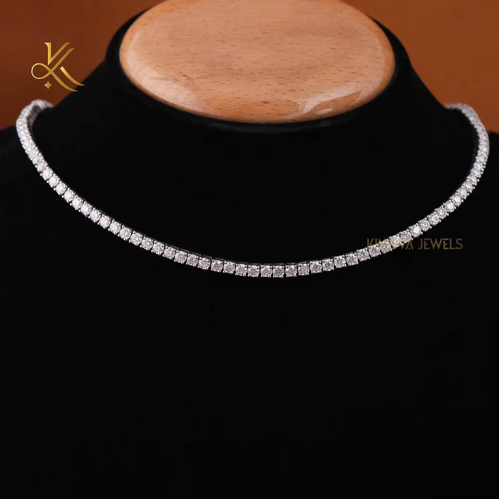 Modern Hip Hop Neck Chain With Glittering Moissanite Diamonds Crafted For Superior Shine And Unique Urban Fashion Aesthetics