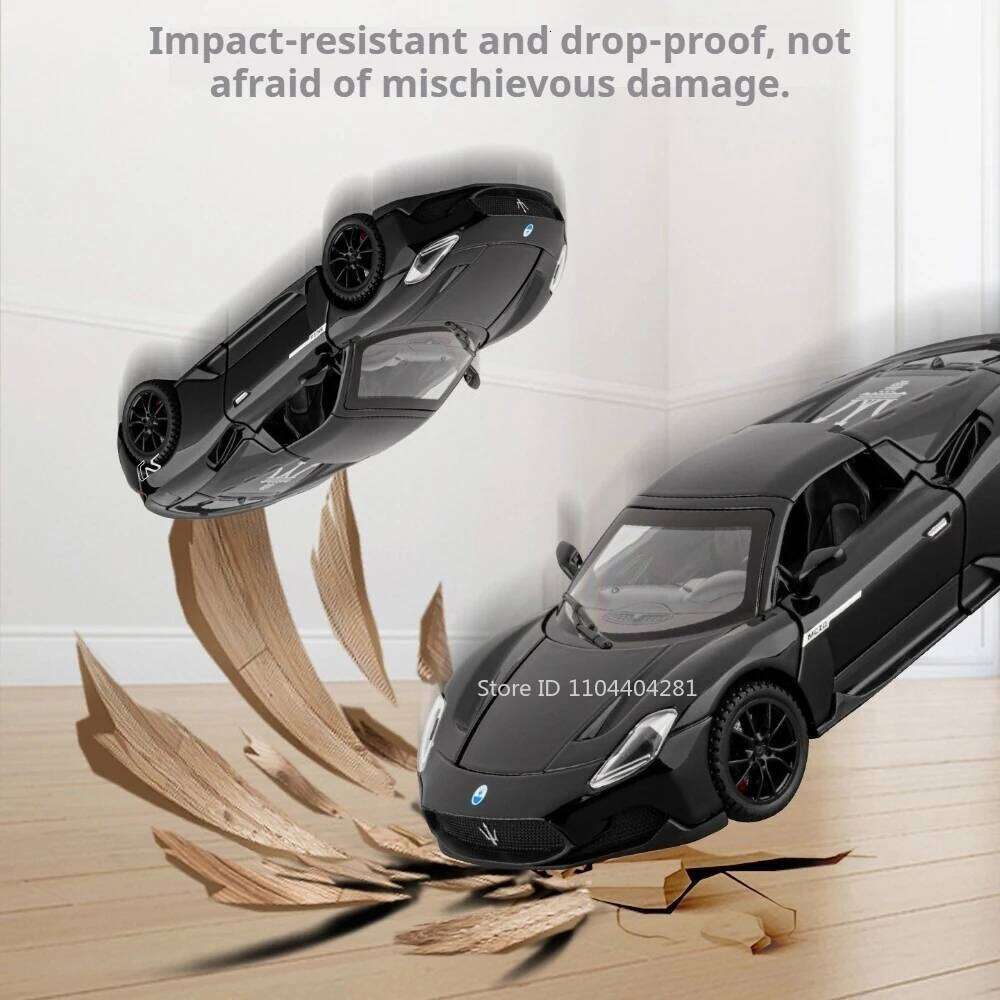 1:32 MC20 Lambor Revuelto Alloy Diecast Model Toys Car Doors Opened with Sound Light Pull Back Miniature Vechies Home Decoration Z260306