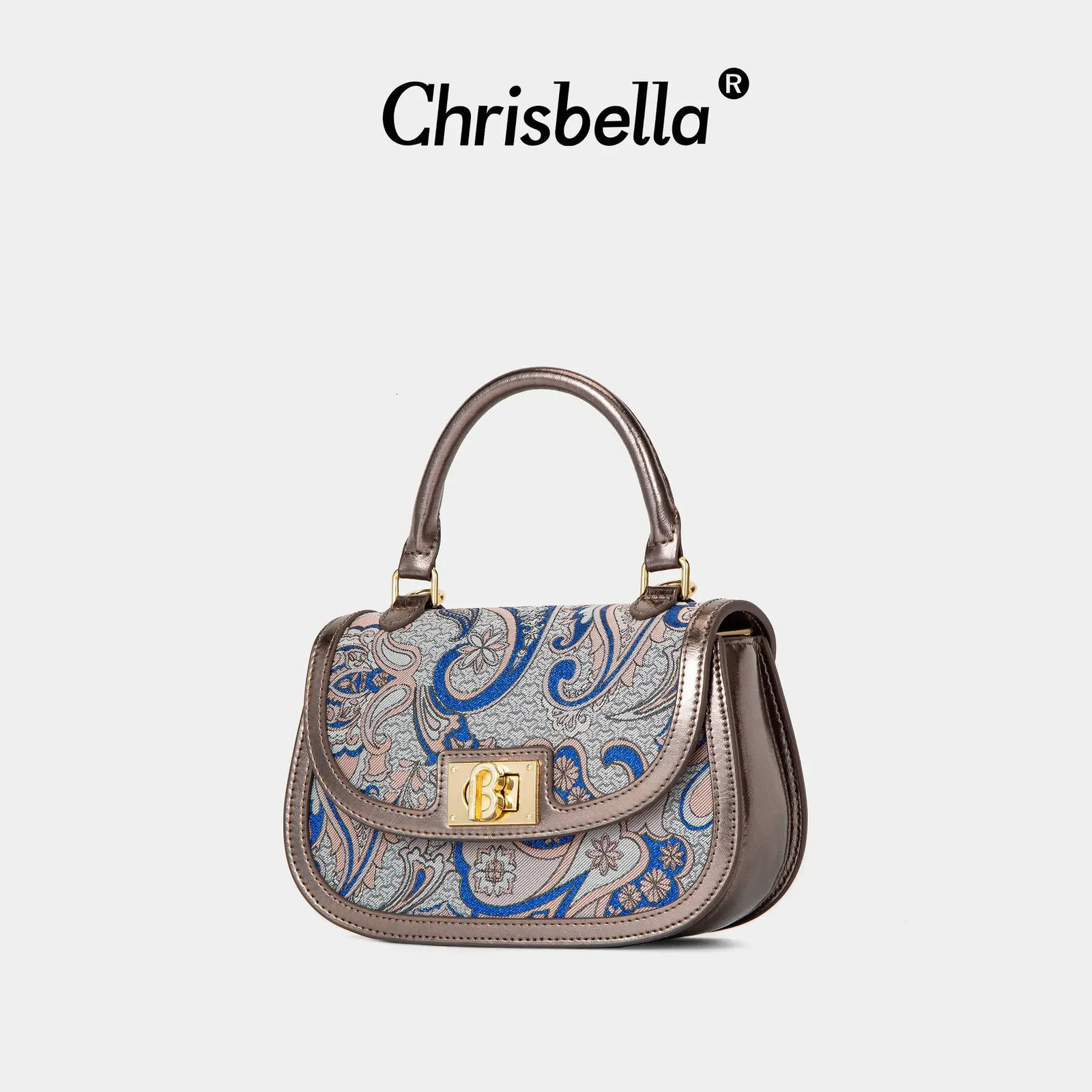 CHRISBELLA Chinese style embroidered bamboo bag 260307