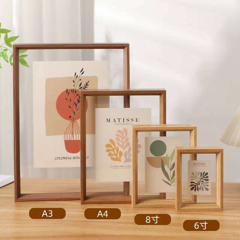 Double-Sided Clear Acrylic Photo Versatile Display Case Specimens Artwork, Picture Frame for Home and Office Dcor H260306