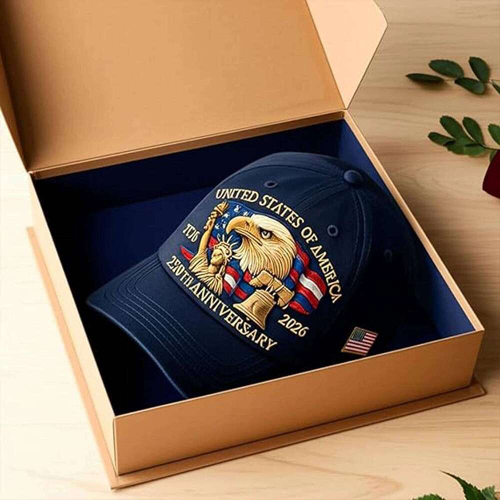 Breathable Baseball Retro Washed Versatile Patriotic Cap US 250th Anniversary Tribute Hat Y260304