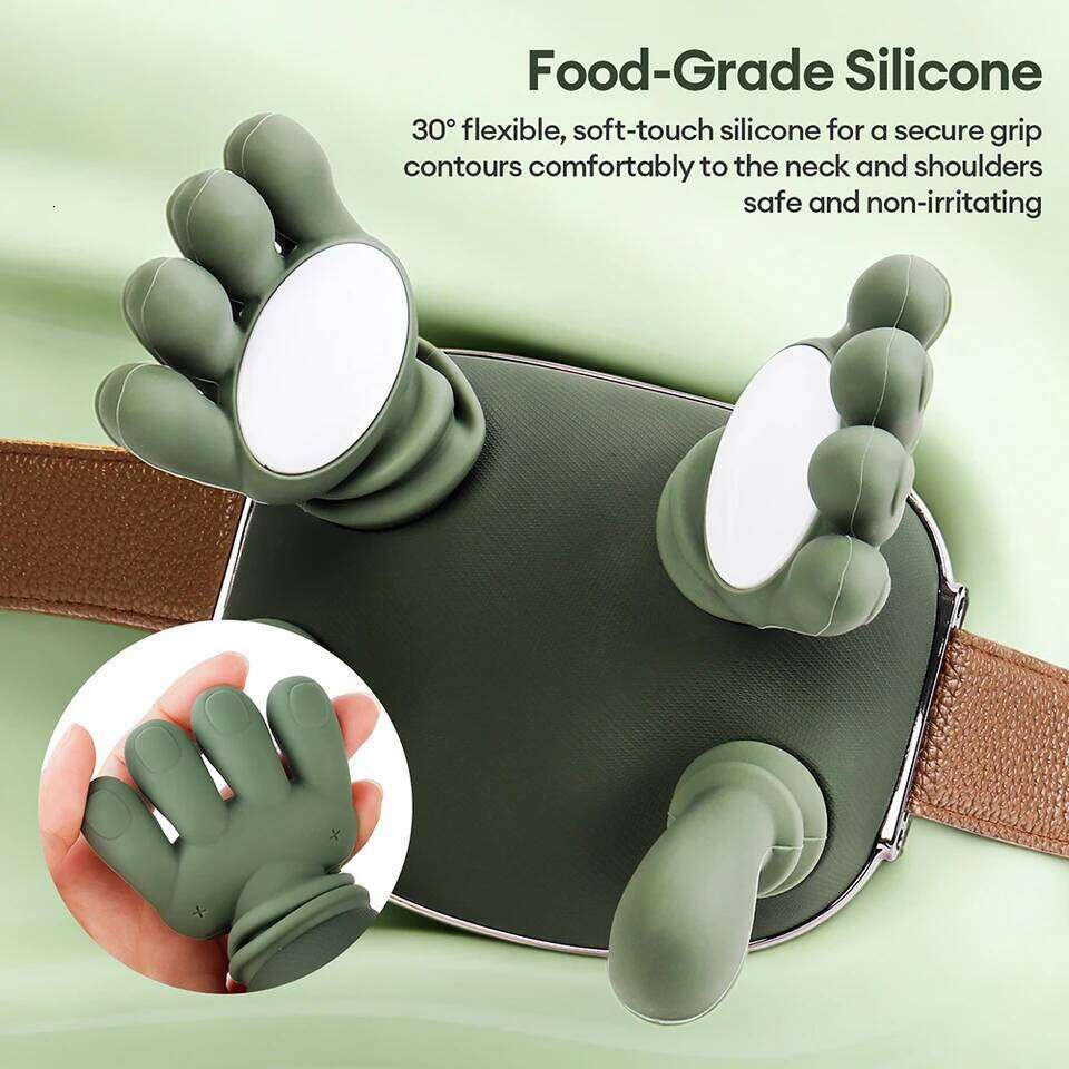 4D Bionic Finger Shoulder Massager Wireless Cervical Trapezius Kneading Massage Shawl Brushless Motor Neck masajeador 26Y0307
