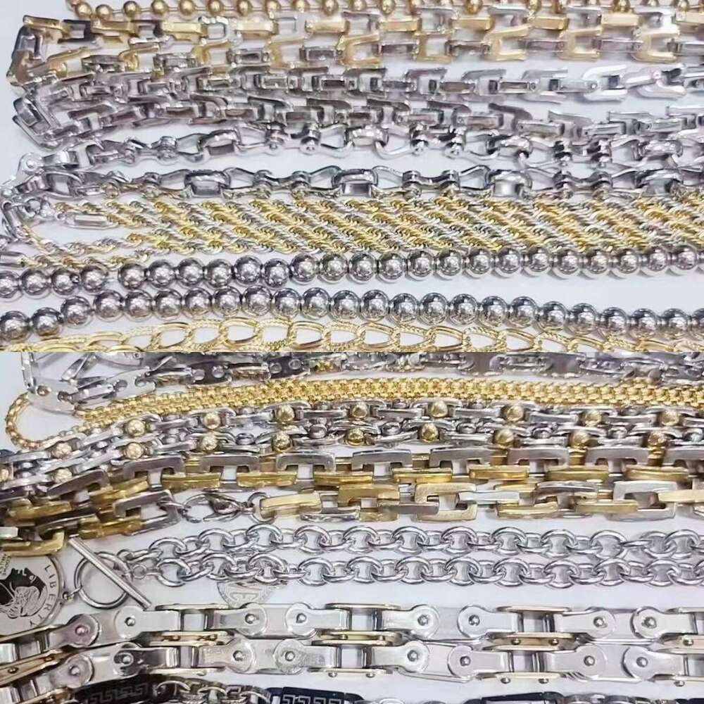 New Special Price Cuban Men's Trendy Fashion Trend Titanium Steel Necklace High Quality Color Retention European and American Hip Hop Chain